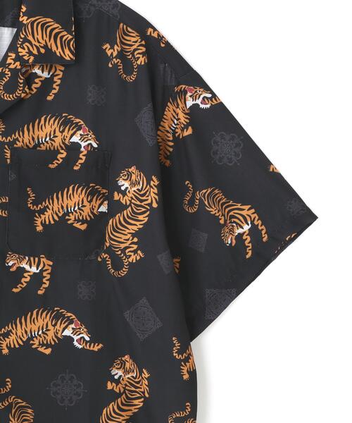 DANKE SCHON(ダンケシェーン)の「【WEB&DEPOT限定】DankeSchon/ダンケシェーン/TIGER S/S SHIRTS(シャツ/ブラウス・レディース・ブラック・L/M/XL)」の5枚目の写真