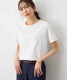 ラウンドヘム半袖プルオーバー【接触冷感・UVカット・日本製】