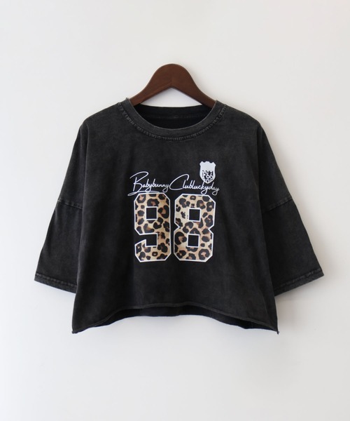 SpRay(スプレイ)の「ピグメントクロップドプリントTシャツ(Tシャツ/カットソー・レディース・C/D/E/A/B・FREE)」の12枚目の写真