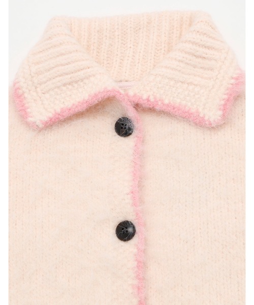 Little sunny bite(リトルサニーバイト)の「【Little Sunny Bite】long cardigan(カーディガン/ボレロ・レディース・ライトピンク・MEDIUM)」の10枚目の写真