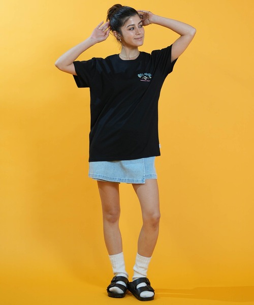 ムラサキスポーツ(ムラサキスポーツ)の「【ムラサキスポーツ限定】MURASAKI ムラサキ × BILLABONG ビラボン コラボレーション Tシャツ BG01CU07(Tシャツ/カットソー・レディース・ブラック/ホワイト/オレンジ・M/L)」の19枚目の写真