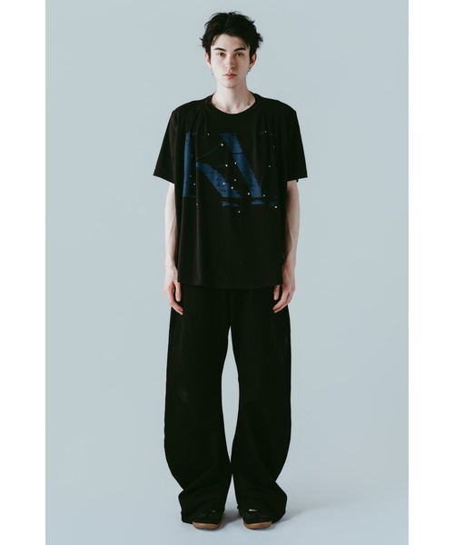 Knuth Marf(クヌースマーフ)の「tuck detail oversized tee(unisex)(Tシャツ/カットソー・レディース・ブルー/ブラック/ブラウン・FREE)」の16枚目の写真