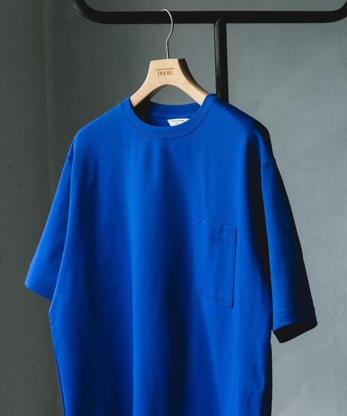 URBAN RESEARCH DOORS(アーバンリサーチドアーズ)の「『速乾/イージーケア/遮熱/接触冷感/UVカット』マルチスペック ポンチ ショートスリーブ Tシャツ(Tシャツ/カットソー・メンズ・ホワイト/チャコールグレー/モカ/イエロー/ロイヤルブルー/ブラック・LARGE/MEDIUM)」の5枚目の写真