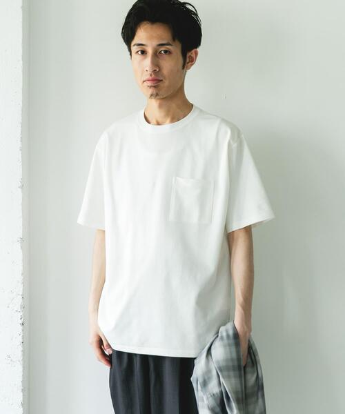 URBAN RESEARCH DOORS(アーバンリサーチドアーズ)の「『速乾/イージーケア/遮熱/接触冷感/UVカット』マルチスペック ポンチ ショートスリーブ Tシャツ(Tシャツ/カットソー・メンズ・ホワイト/チャコールグレー/モカ/イエロー/ロイヤルブルー/ブラック・LARGE/MEDIUM)」の19枚目の写真