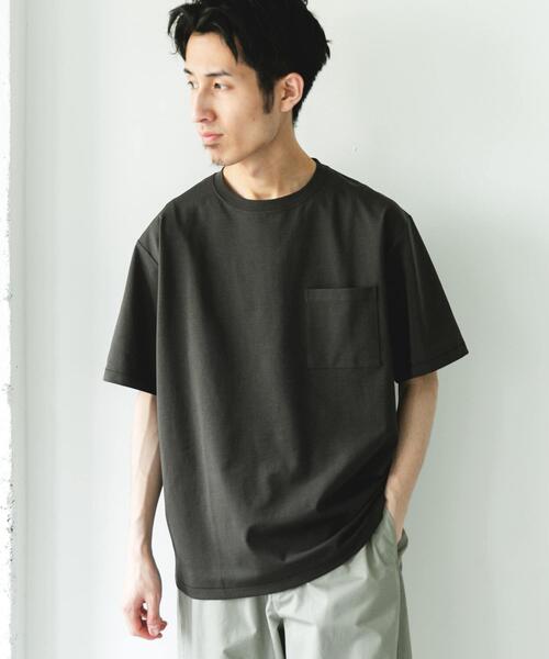 URBAN RESEARCH DOORS（アーバンリサーチドアーズ）の「マルチスペック ポンチ ショートスリーブ Tシャツ（Tシャツ/カットソー・メンズ・ホワイト/チャコールグレー/モカ/イエロー・LARGE/MEDIUM）」の5枚目の写真