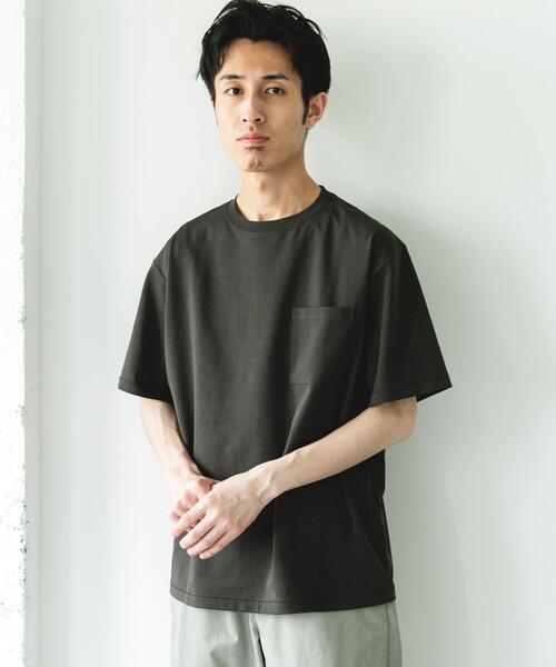 URBAN RESEARCH DOORS（アーバンリサーチドアーズ）の「マルチスペック ポンチ ショートスリーブ Tシャツ（Tシャツ/カットソー・メンズ・ホワイト/チャコールグレー/モカ/イエロー・LARGE/MEDIUM）」の6枚目の写真