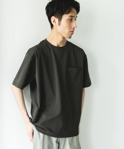 URBAN RESEARCH DOORS（アーバンリサーチドアーズ）の「マルチスペック ポンチ ショートスリーブ Tシャツ（Tシャツ/カットソー・メンズ・ホワイト/チャコールグレー/モカ/イエロー・LARGE/MEDIUM）」の7枚目の写真