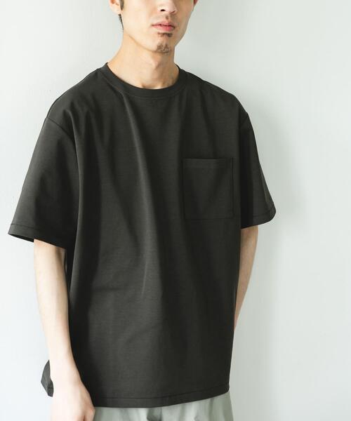 URBAN RESEARCH DOORS（アーバンリサーチドアーズ）の「マルチスペック ポンチ ショートスリーブ Tシャツ（Tシャツ/カットソー・メンズ・ホワイト/チャコールグレー/モカ/イエロー・LARGE/MEDIUM）」の9枚目の写真