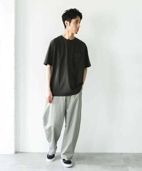 URBAN RESEARCH DOORS（アーバンリサーチドアーズ）の「マルチスペック ポンチ ショートスリーブ Tシャツ（Tシャツ/カットソー・メンズ・ホワイト/チャコールグレー/モカ/イエロー・LARGE/MEDIUM）」の10枚目の写真