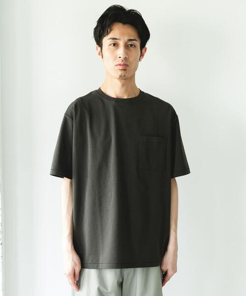 URBAN RESEARCH DOORS（アーバンリサーチドアーズ）の「マルチスペック ポンチ ショートスリーブ Tシャツ（Tシャツ/カットソー・メンズ・ホワイト/チャコールグレー/モカ/イエロー・LARGE/MEDIUM）」の11枚目の写真