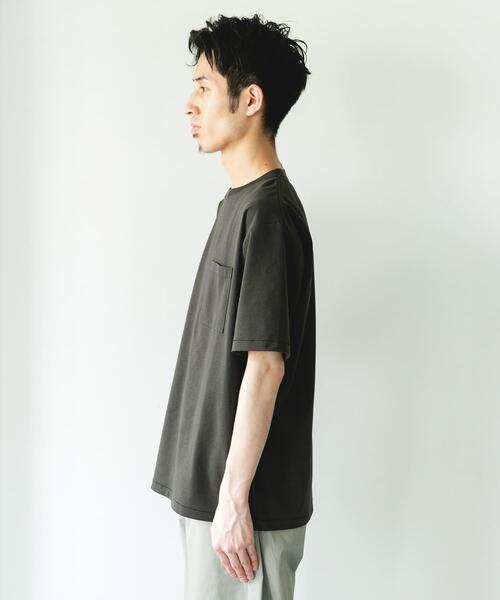 URBAN RESEARCH DOORS（アーバンリサーチドアーズ）の「マルチスペック ポンチ ショートスリーブ Tシャツ（Tシャツ/カットソー・メンズ・ホワイト/チャコールグレー/モカ/イエロー・LARGE/MEDIUM）」の12枚目の写真