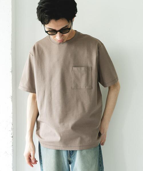 URBAN RESEARCH DOORS（アーバンリサーチドアーズ）の「マルチスペック ポンチ ショートスリーブ Tシャツ（Tシャツ/カットソー・メンズ・ホワイト/チャコールグレー/モカ/イエロー・LARGE/MEDIUM）」の22枚目の写真