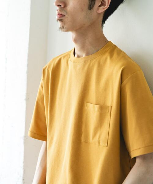 URBAN RESEARCH DOORS(アーバンリサーチドアーズ)の「『速乾/イージーケア/遮熱/接触冷感/UVカット』マルチスペック ポンチ ショートスリーブ Tシャツ(Tシャツ/カットソー・メンズ・ホワイト/チャコールグレー/モカ/イエロー/ロイヤルブルー/ブラック・LARGE/MEDIUM)」の7枚目の写真