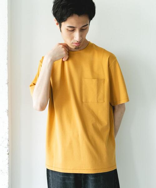 URBAN RESEARCH DOORS(アーバンリサーチドアーズ)の「『速乾/イージーケア/遮熱/接触冷感/UVカット』マルチスペック ポンチ ショートスリーブ Tシャツ(Tシャツ/カットソー・メンズ・ホワイト/チャコールグレー/モカ/イエロー/ロイヤルブルー/ブラック・LARGE/MEDIUM)」の8枚目の写真