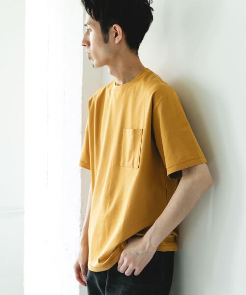 URBAN RESEARCH DOORS(アーバンリサーチドアーズ)の「『速乾/イージーケア/遮熱/接触冷感/UVカット』マルチスペック ポンチ ショートスリーブ Tシャツ(Tシャツ/カットソー・メンズ・ホワイト/チャコールグレー/モカ/イエロー/ロイヤルブルー/ブラック・LARGE/MEDIUM)」の9枚目の写真