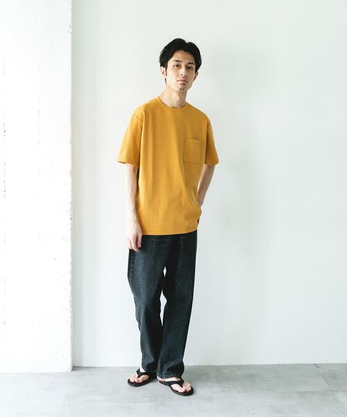 URBAN RESEARCH DOORS(アーバンリサーチドアーズ)の「『速乾/イージーケア/遮熱/接触冷感/UVカット』マルチスペック ポンチ ショートスリーブ Tシャツ(Tシャツ/カットソー・メンズ・ホワイト/チャコールグレー/モカ/イエロー/ロイヤルブルー/ブラック・LARGE/MEDIUM)」の12枚目の写真
