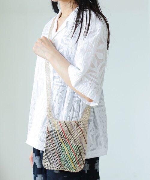 fennica（フェニカ）の「【別注】CREOLE / 葛手編み サコッシュ（ショルダーバッグ・レディース・その他/その他1・ONE SIZE）」の6枚目の写真