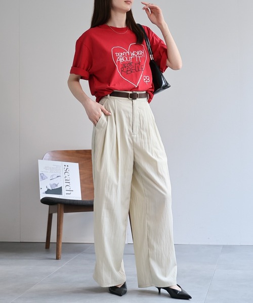model：162cm 着用サイズ：F