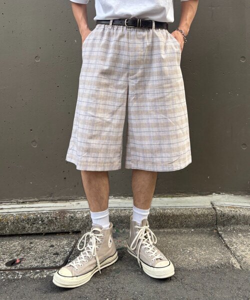 GEVACO(ゲバコ)の「【GEVACO/ゲバコ】リネンイージーハーフパンツ(その他パンツ・レディース・カーキ/ベージュ・LARGE/MEDIUM)」の3枚目の写真
