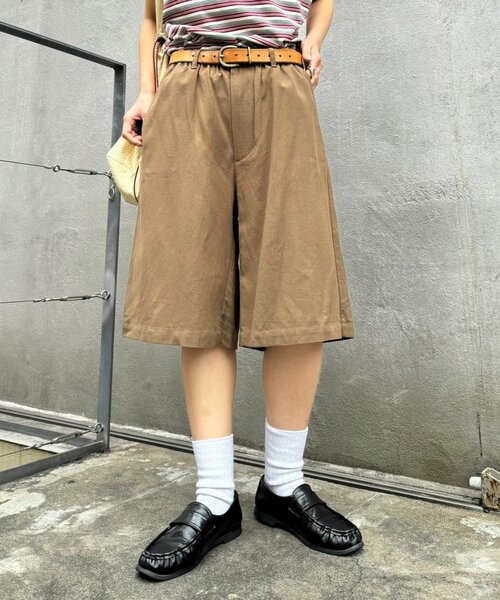 GEVACO(ゲバコ)の「【GEVACO/ゲバコ】リネンイージーハーフパンツ(その他パンツ・レディース・カーキ/ベージュ・LARGE/MEDIUM)」の11枚目の写真