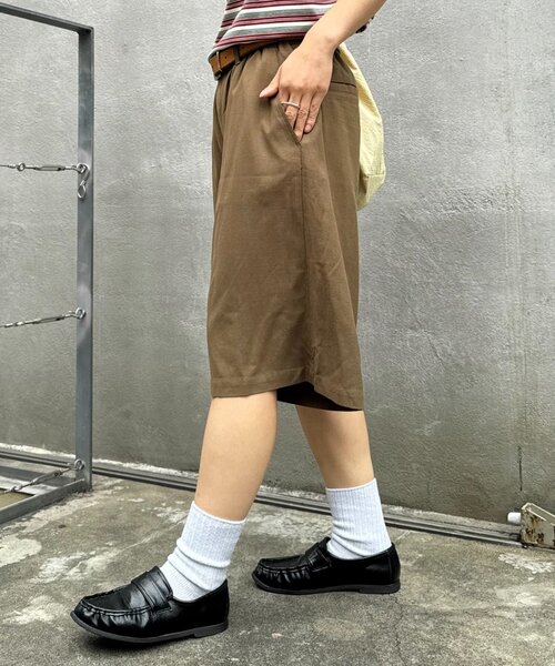GEVACO(ゲバコ)の「【GEVACO/ゲバコ】リネンイージーハーフパンツ(その他パンツ・レディース・カーキ/ベージュ・LARGE/MEDIUM)」の12枚目の写真