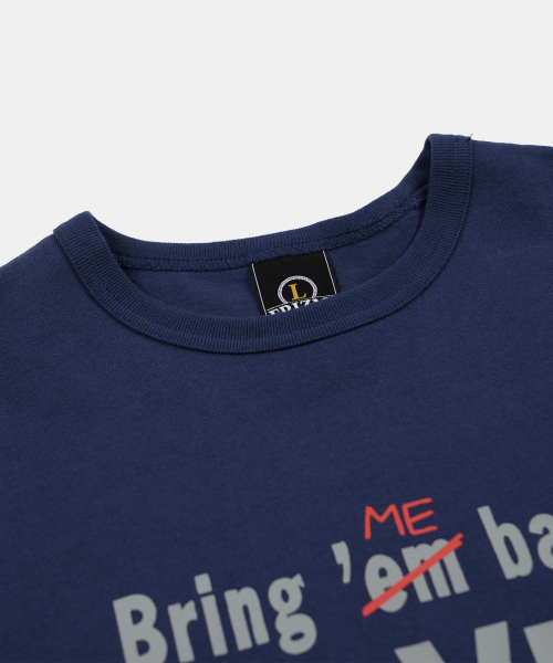FRIZMWORKS(フリズムワークス)の「BRING ME BACK ALIVE HALF TEE _ NAVY(Tシャツ/カットソー・メンズ・その他・SMALL/MEDIUM/LARGE/X-LARGE)」の3枚目の写真