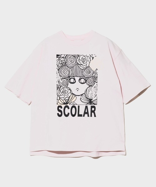 ScoLar(スカラー)の「ScoLar/スカラー スカラー柄 UVPt TEE(Tシャツ/カットソー・レディース・ブラック/ピンク・FREE)」の2枚目の写真