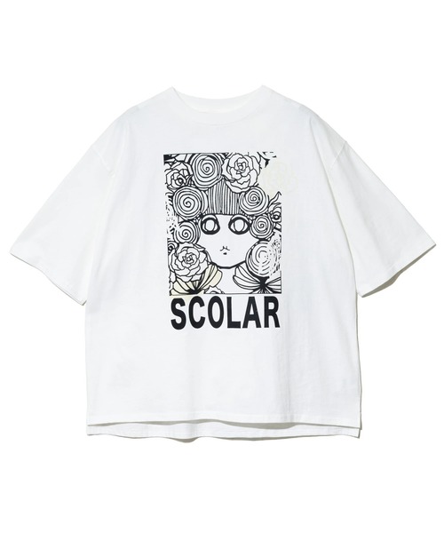 ScoLar(スカラー)の「ScoLar/スカラー スカラー柄 UVPt TEE(Tシャツ/カットソー・レディース・ブラック/ピンク・FREE)」の3枚目の写真