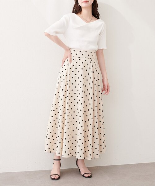 natural couture(ナチュラルクチュール)の「ドレープ半袖ラメニット(ニット/セーター・レディース・ネイビー/ピンク系その他/サックスブルー/オフホワイト/ミント・FREE)」の9枚目の写真