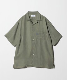 NICE WEATHER | <NICE WEATHER>サテン ショートスリーブシャツ(シャツ/ブラウス)