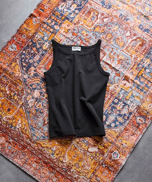 ROSE BUD（ローズバッド）の「SOFT RACER TANK（タンクトップ・レディース・ブラウン/ブラック/レッド・ONE SIZE）」の18枚目の写真