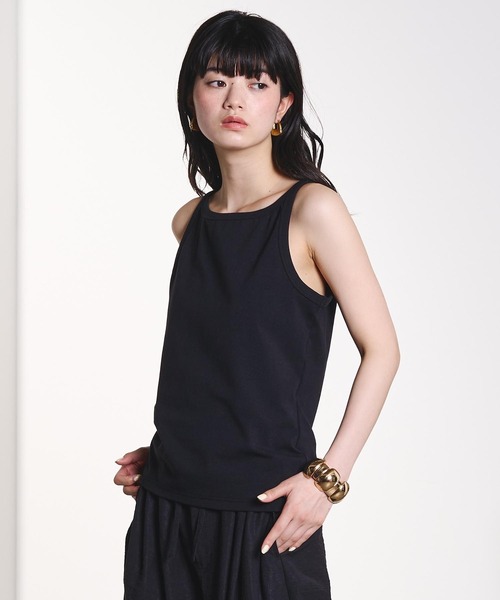 ROSE BUD（ローズバッド）の「SOFT RACER TANK（タンクトップ・レディース・ブラウン/ブラック/レッド・ONE SIZE）」の20枚目の写真