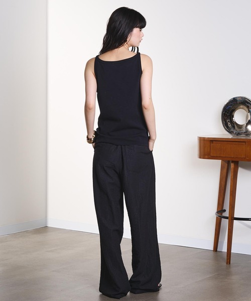 ROSE BUD（ローズバッド）の「SOFT RACER TANK（タンクトップ・レディース・ブラウン/ブラック/レッド・ONE SIZE）」の17枚目の写真