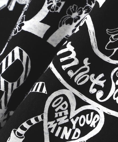 SHARE SPIRIT(シェアースピリット)の「SHARE SPIRIT/HAND WRETING TEE(Tシャツ/カットソー・レディース・ホワイト/ブラック・M)」の7枚目の写真