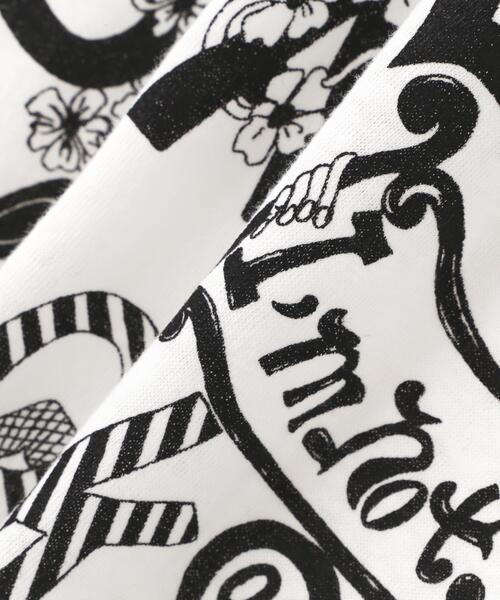 SHARE SPIRIT(シェアースピリット)の「SHARE SPIRIT/HAND WRETING TEE(Tシャツ/カットソー・レディース・ホワイト/ブラック・M)」の9枚目の写真