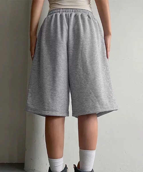 UP START(アップスタート)の「【LAMPOON】スエットハーフパンツ(スウェットパンツ・レディース・ブラック/グレー・MEDIUM/LARGE/SMALL)」の8枚目の写真
