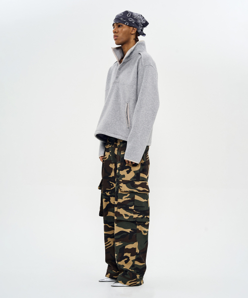 WORLDDILEMA(ワールドジレンマ)の「HALF NECK FLEECE (GREY)(その他トップス・レディース・ライトグレー・FREE)」の9枚目の写真