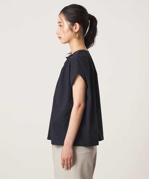 A DAY IN THE LIFE UNITED ARROWS(アデイインザライフユナイテッドアローズ)の「タック プルオーバー <A DAY IN THE LIFE>(Tシャツ/カットソー・レディース・ライトブルー/オフホワイト/ネイビー・FREE)」の17枚目の写真
