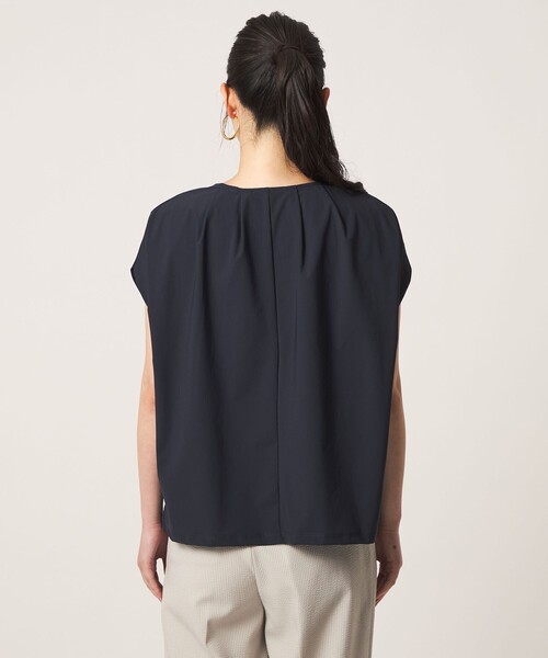 A DAY IN THE LIFE UNITED ARROWS(アデイインザライフユナイテッドアローズ)の「タック プルオーバー <A DAY IN THE LIFE>(Tシャツ/カットソー・レディース・ライトブルー/オフホワイト/ネイビー・FREE)」の16枚目の写真
