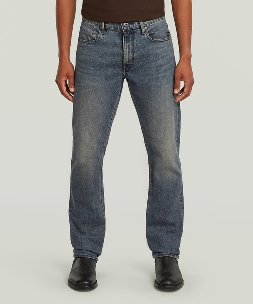 G-STAR(ジースター)の「MOSA STRAIGHT JEANS/ヴィンテージライクベーシックストレートデニムパンツ(デニムパンツ・メンズ・インディゴブルー・29/30/30/30/31/30/32/30/33/30/34/30)」の1枚目の写真