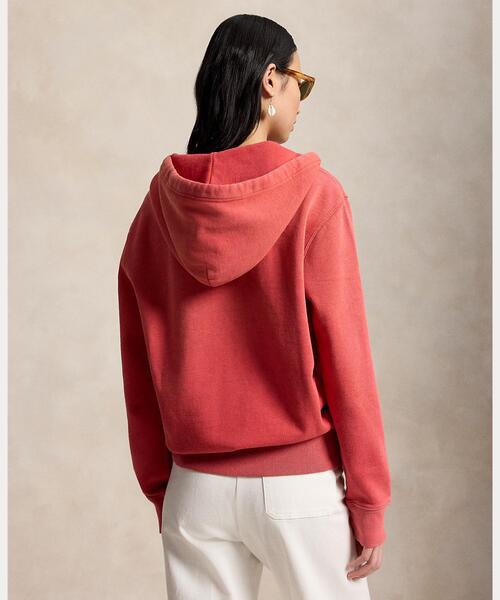 POLO RALPH LAUREN(ポロ ラルフ ローレン)の「フリース フルジップ フーディ(パーカー・メンズ・レッド・S/M/L)」の2枚目の写真
