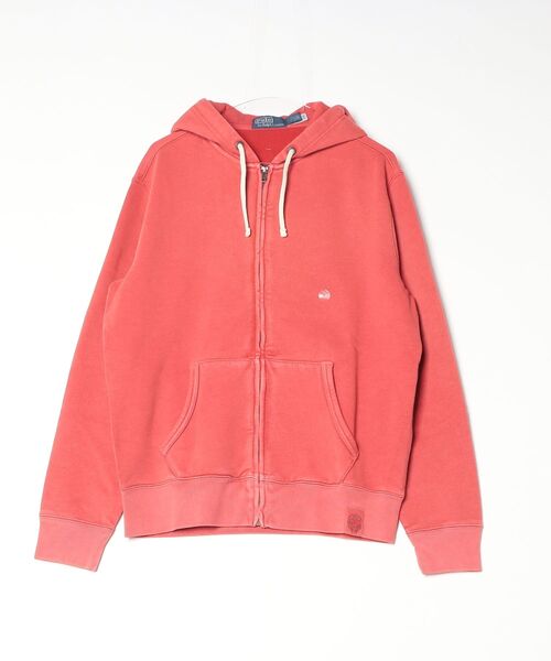 POLO RALPH LAUREN(ポロ ラルフ ローレン)の「フリース フルジップ フーディ(パーカー・メンズ・レッド・S/M/L)」の8枚目の写真