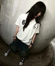 Devil Kim（デビルキム）の「【DEVIL KIM】NUMBER 6 POLO T-SHIRT / 【デビルキム】ナンバー半袖ポロシャツ（ポロシャツ）」