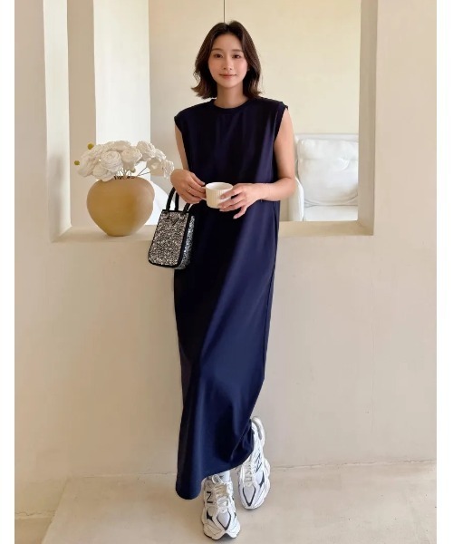 BIRTHDAY BASH(バースデイバッシュ)の「BB PACK T I LINE NS DRESS(ワンピース・レディース・ネイビー/ホワイト/ブラック・FREE)」の3枚目の写真