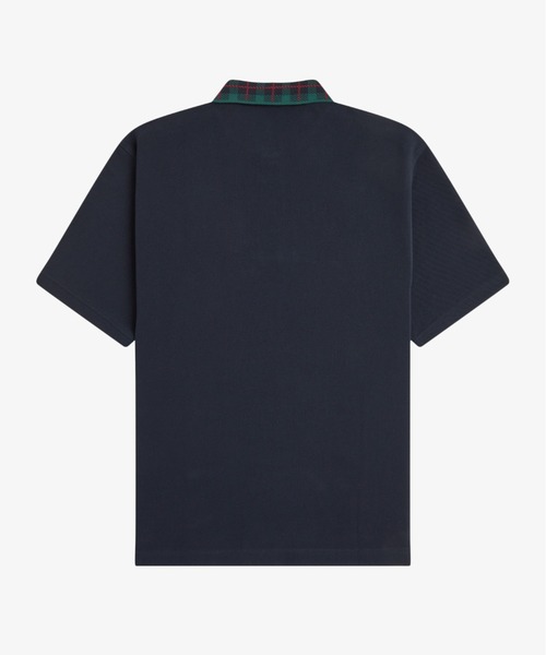 FRED PERRY(フレッドペリー)の「Tartan Collar Polo Shirt/タータンチェックカラーポロシャツ(ポロシャツ・メンズ・ネイビー・M/S/L)」の7枚目の写真