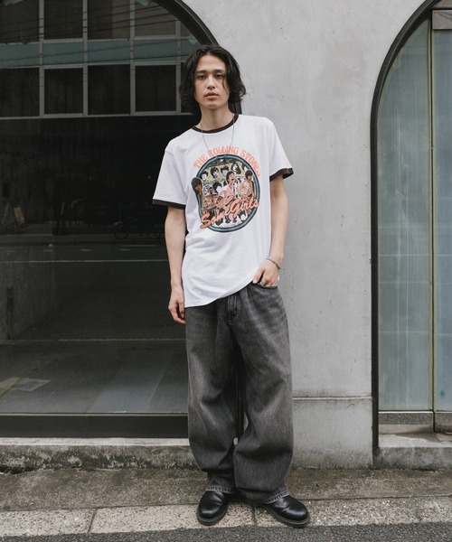 ROOPTOKYO(ループトウキョウ)の「THE ROLLING STONES / ザ・ローリング・ストーンズ UNISEX RINGER T- SHIRT: SOME GIRLS CIRCLE (WHITE) クルーネック リンガーTシャツ バンドTシャツ ロック メンズ レディース 秋 秋服 2026年秋冬(Tシャツ/カットソー・メンズ・ホワイト・S/M/L/XL)」の20枚目の写真