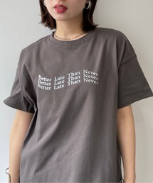 Meli rich | オーバーサイズロゴTシャツ(Tシャツ/カットソー)