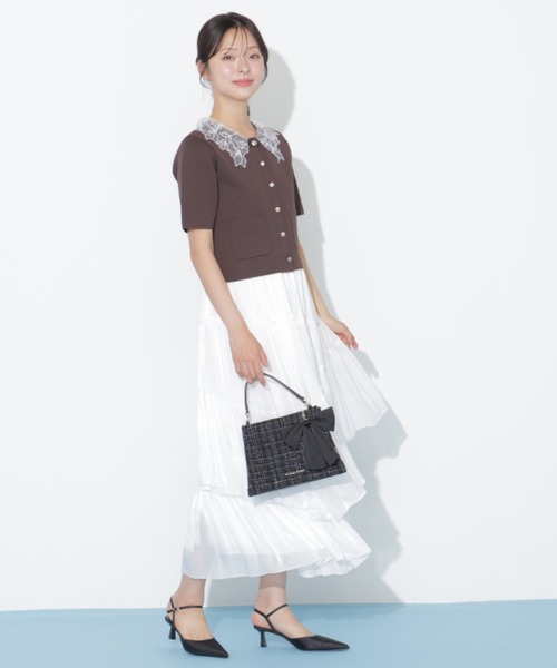 JILL by JILL STUART（ジルバイジルスチュアート）の「キルティングワンハンドルバッグ（ショルダーバッグ・レディース・ホワイト系その他/ブラック系その他・FREE）」の9枚目の写真