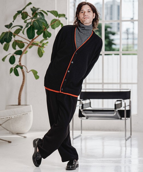 CAMBIO（カンビオ）の「mp15213-Wool Blend Brushed Wide Straight Pants ワイドストレートパンツ(A70326cmb)（その他パンツ・メンズ・ブラウン/ブラック/チャコール/ベージュ・S/M/L）」の18枚目の写真