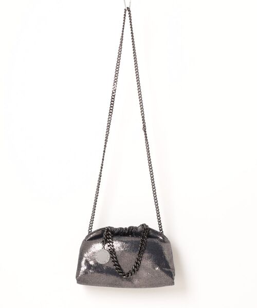 STELLA McCARTNEY(ステラマッカートニー)の「Falabella Mini Drawstring Bag / ファラベラ ミニ ドローストリング バッグ(ショルダーバッグ・レディース・ダークネイビー・ONE SIZE)」の3枚目の写真